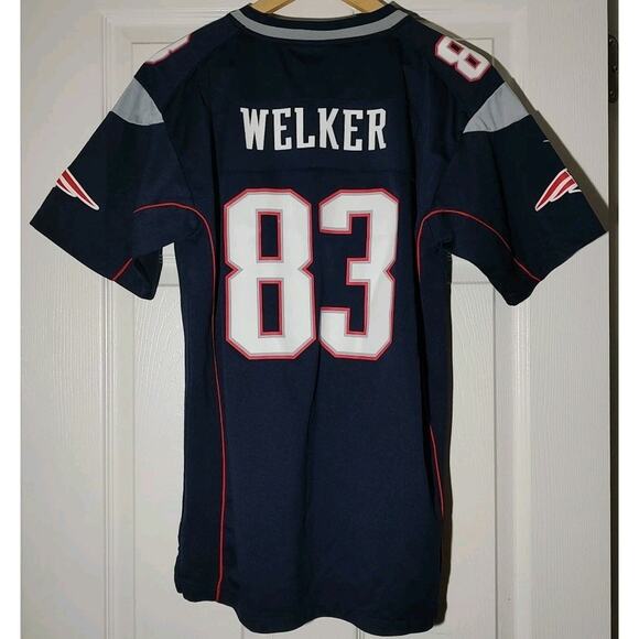 Women's/Boys Nike NFL On Field New England Patriots Wes Welker #83 Jersey - XL - Picture 5 of 5